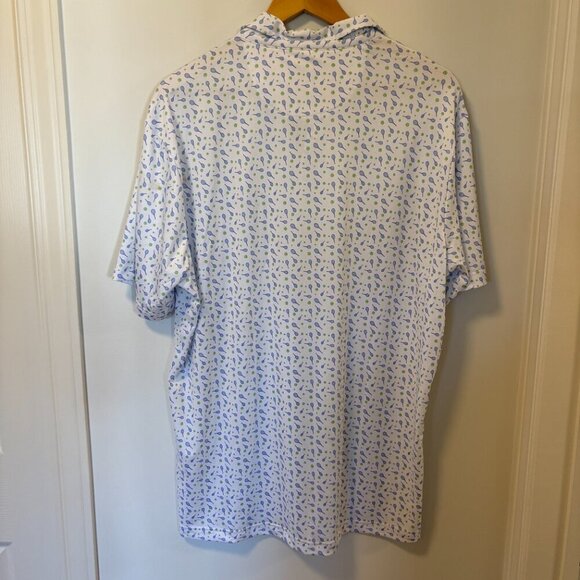 Tailor Byrd Tailorbyrd Polo Style T-Shirt NWT Tennis Racket Ball Pickle Size XL - Picture 9 of 10